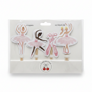 Ballerina Cupcake Toppers (Pack of 12)