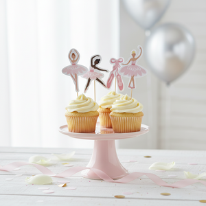 Ballerina Cupcake Toppers (Pack of 12)