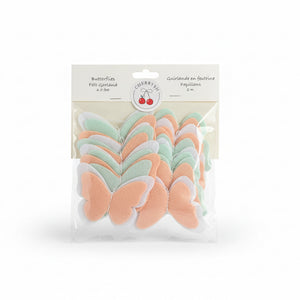 Butterfly felt garland packaging cherrysh party 