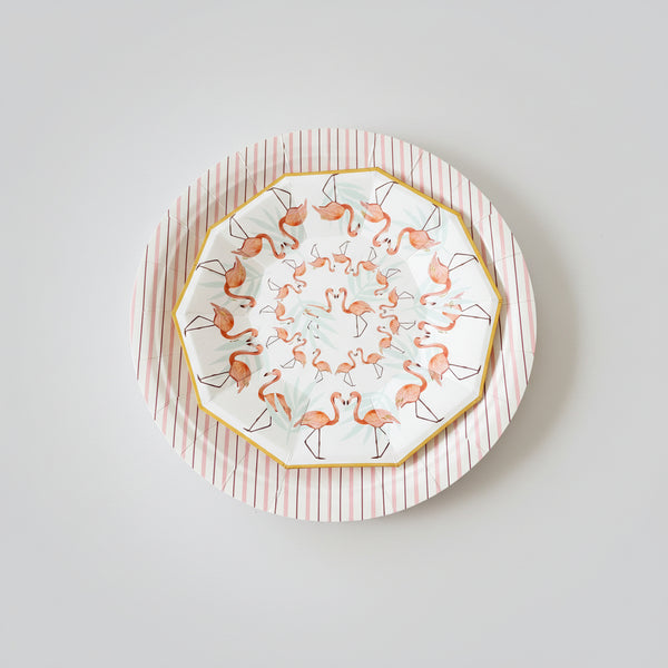 Flamingo Small Plates (Set of 8)