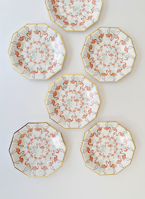Flamingo Small Plates (Set of 8)