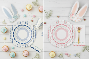Free Printable Easter Bunny Ears and Place Cards for Boys and Girls