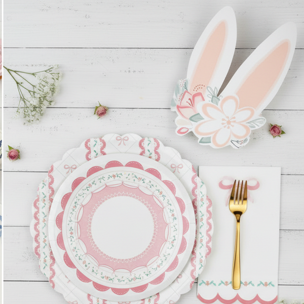 Free Printable Easter Bunny Ears and Place Cards for Boys and Girls