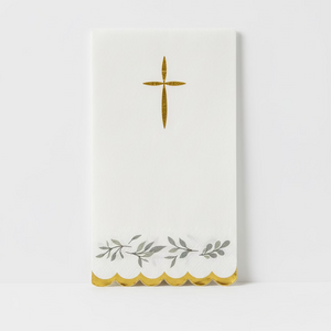 Religious Eucalyptus Luncheon Napkins  (Set of 16)