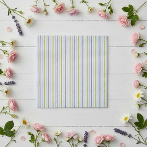 Multicolor Fine Stripes Napkins (Set of 16)