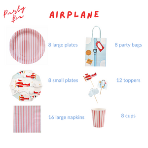 Airplane Party Supplies in a Box