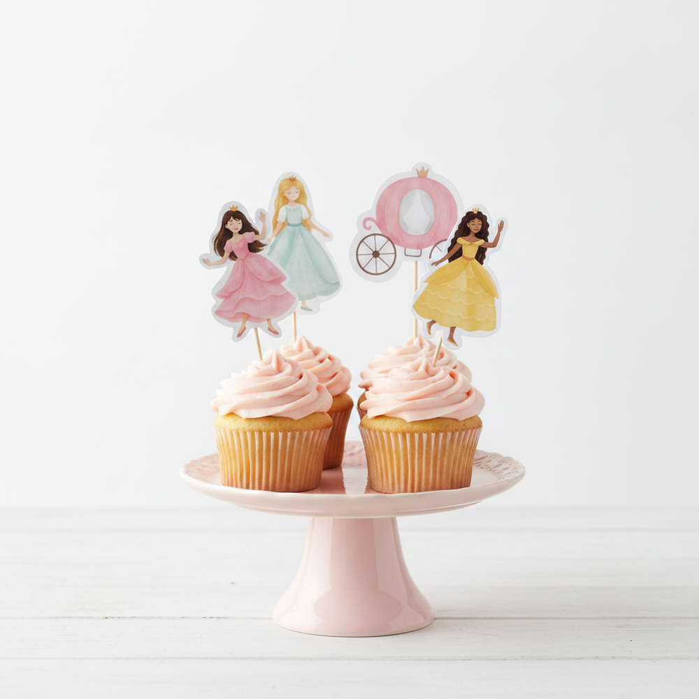 Princess Cupcake Toppers (Pack of 12)