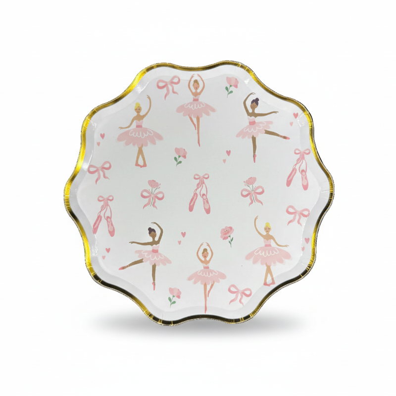 Ballerina Dessert Plates 8" (Set of 8)