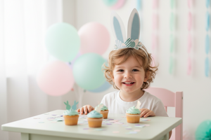 Free Printable Easter Bunny Ears and Place Cards for Boys and Girls
