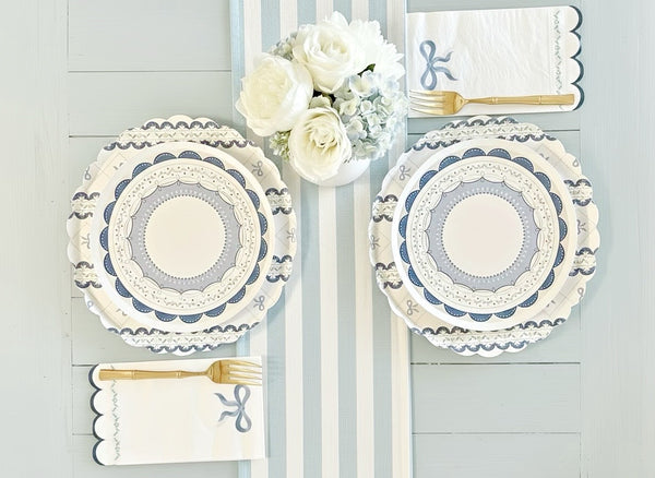 Coquette Blue Party Supplies in a Box