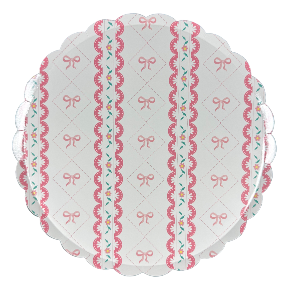 coquette_pink_bows flowers big_plate