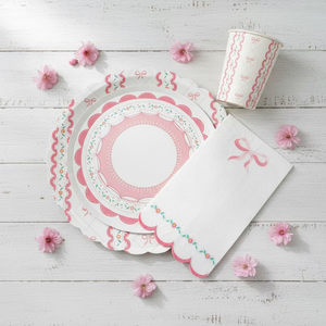 Coquette Pink Party Supplies in a Box