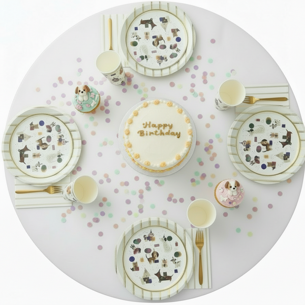 Dogs Coquette Paper Cups 9oz (8 Pack)