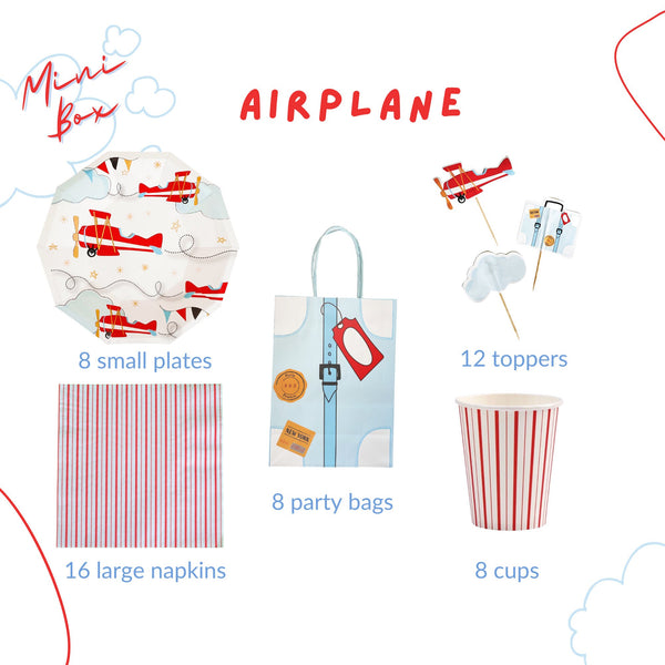 Airplane Party Supplies in a Box
