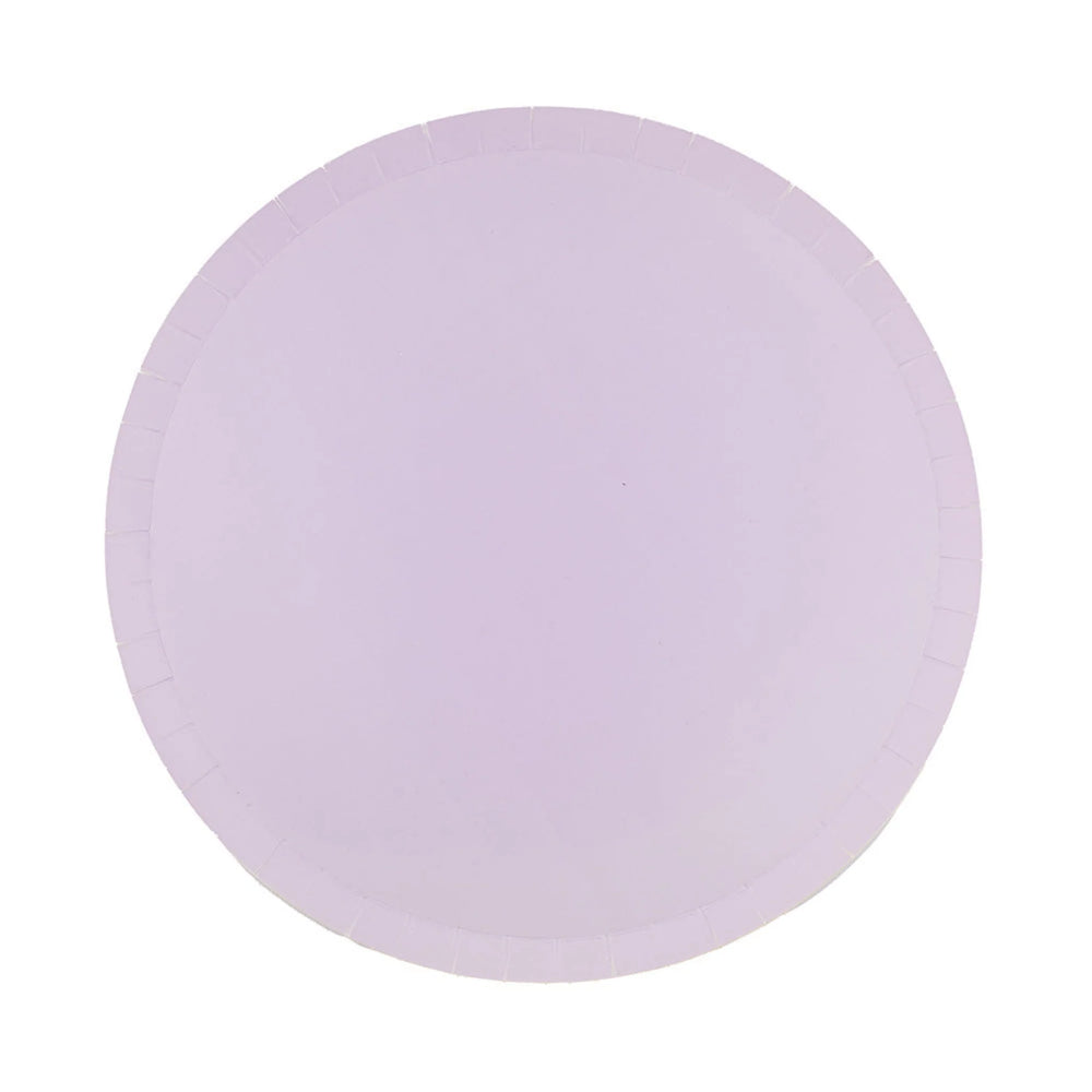 Lavender Light Purple Large Plates 10" (8 pack)