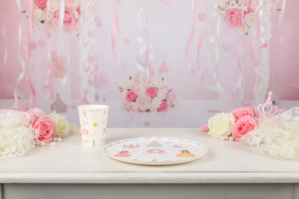 Princess Dessert Plates  8" (Set of 8)