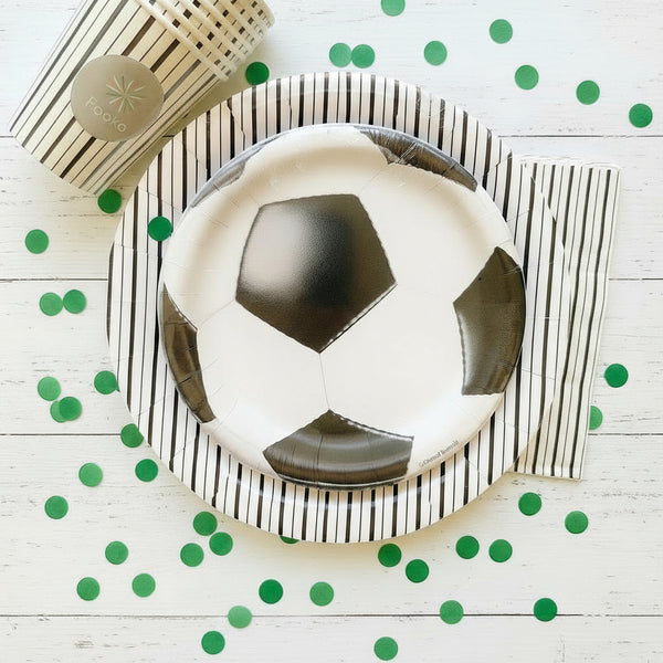 Soccer Party Dessert Plates 7" (Set of 8)