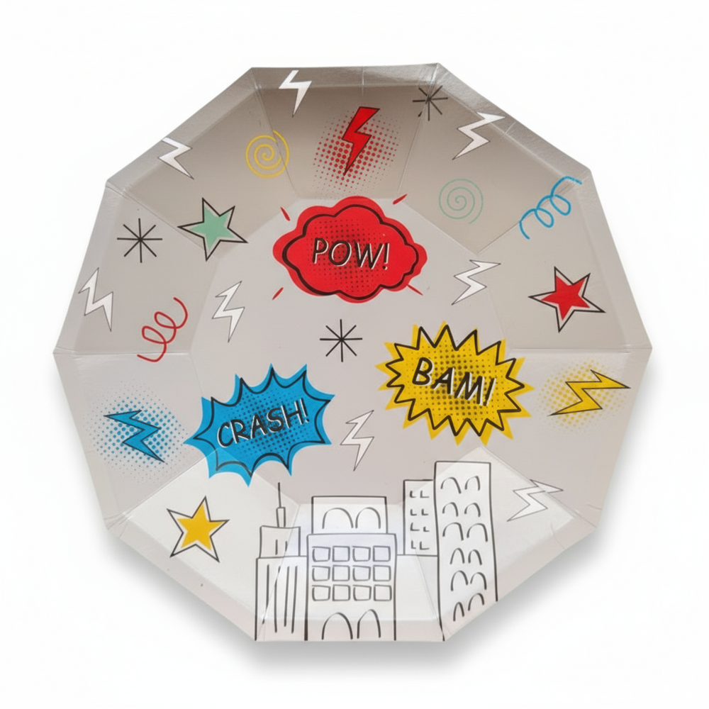 Superhero Small Plates (Set of 8)