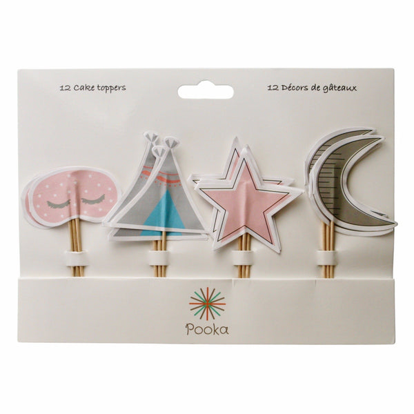 Camping Toppers - Pooka Party
