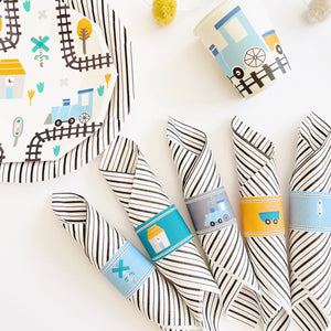 train party napkin rings free printable