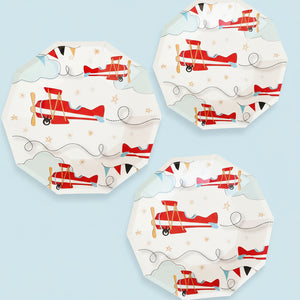 Airplane Small Plates (Set of 8) - Pooka Party