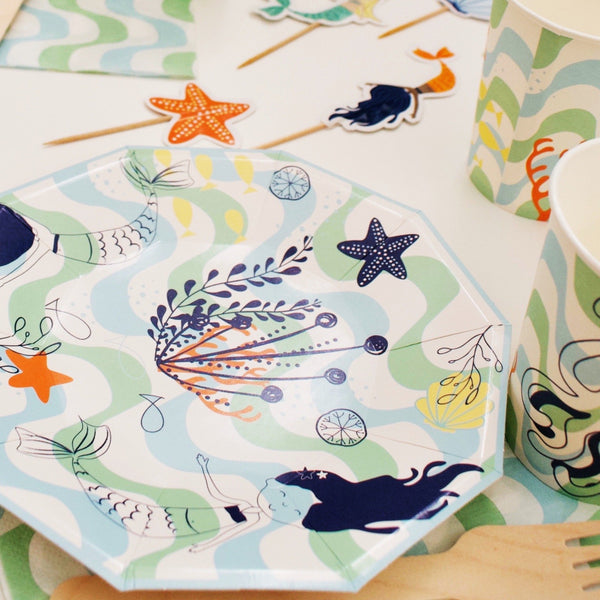 Merry Mermaids Party Supplies in a Box - Pooka Party