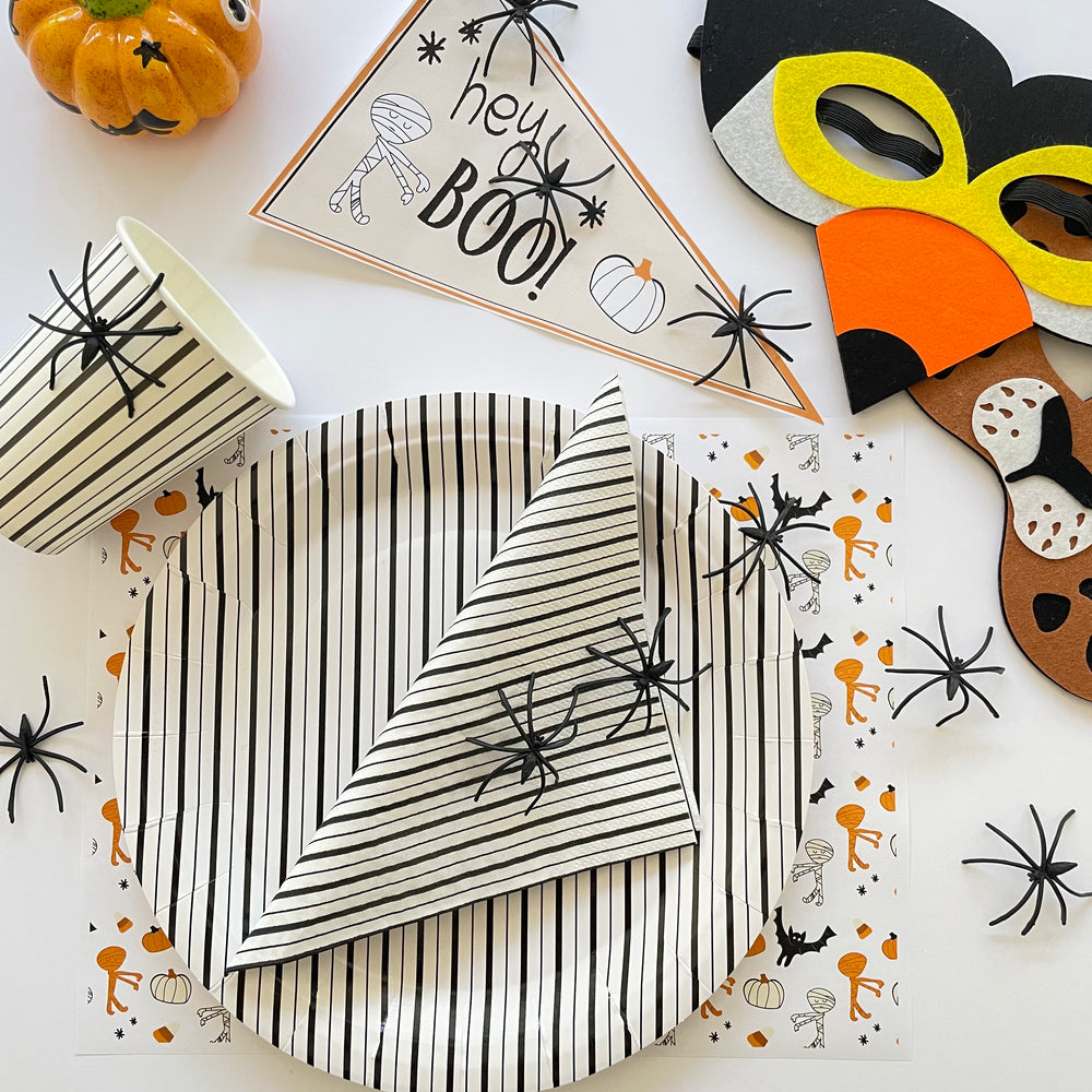 Mummy Pumpkin Halloween Placemat Printable