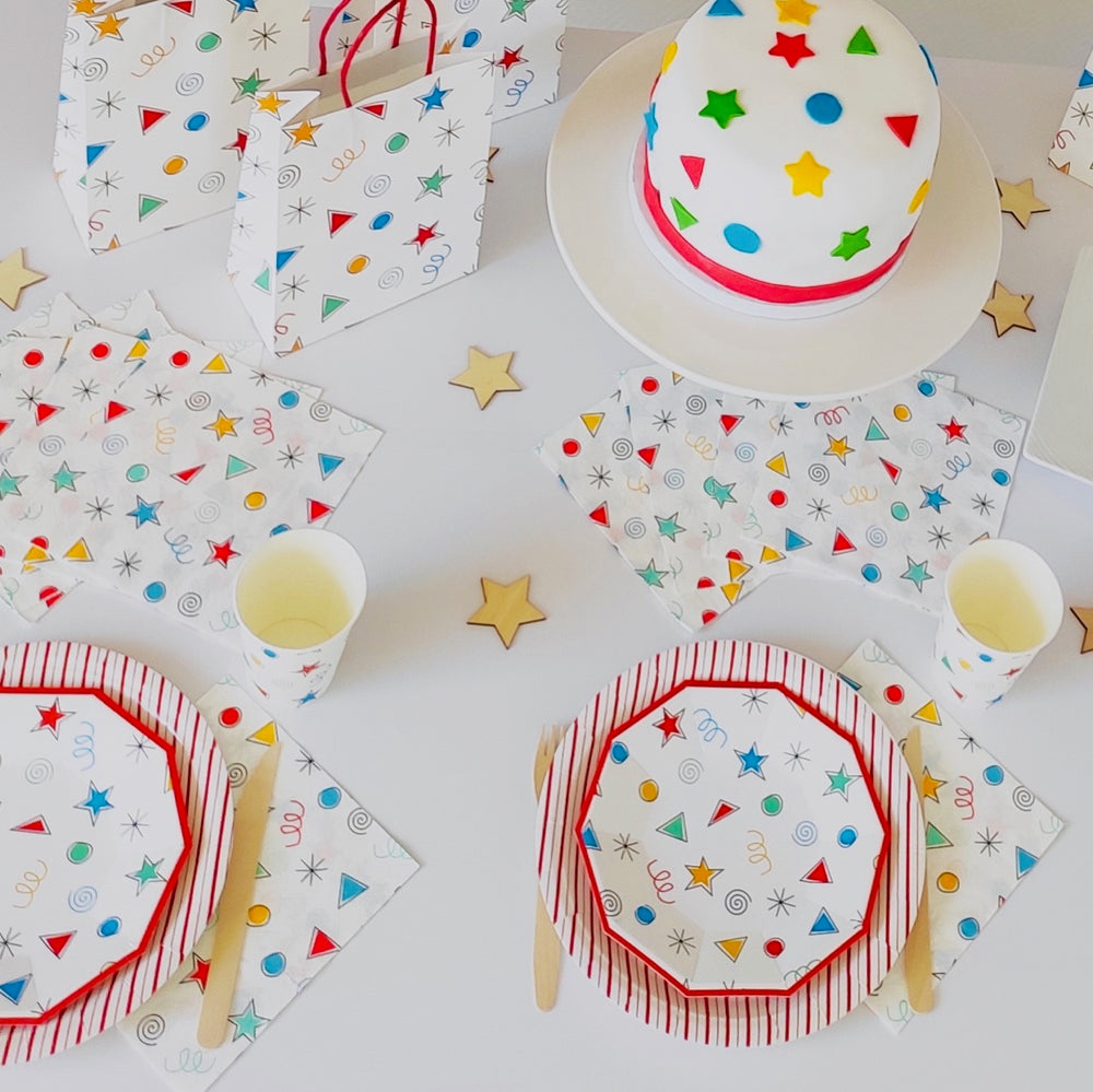 Happy Colors Birthday Napkins - Pooka Party