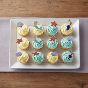 Mermaid Cupcake Toppers - Pooka Party