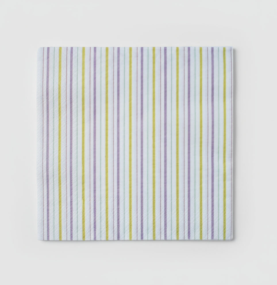 Striped Pastel Napkins - Pooka Party