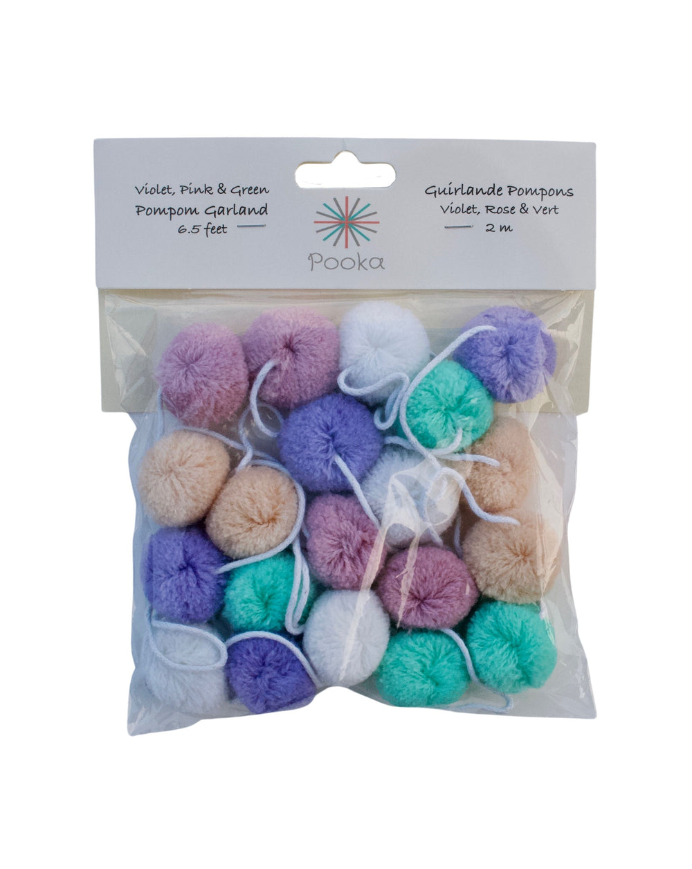 Pastel Pompom Garland - Pooka Party