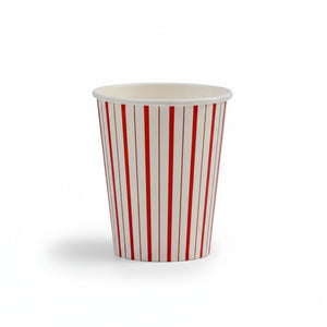 Red and White Striped Paper Cups - Pooka Party