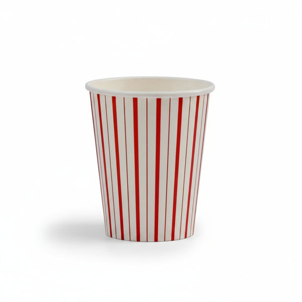 Red and White Striped Paper Cups - Pooka Party