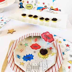 superhero toppers - Pooka Party