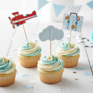 Airplane Toppers (Set of 12) - Pooka Party