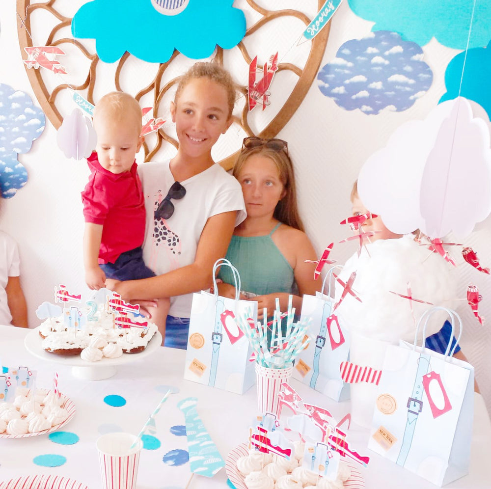 3D Airplane and Cloud Printable - Pooka Party