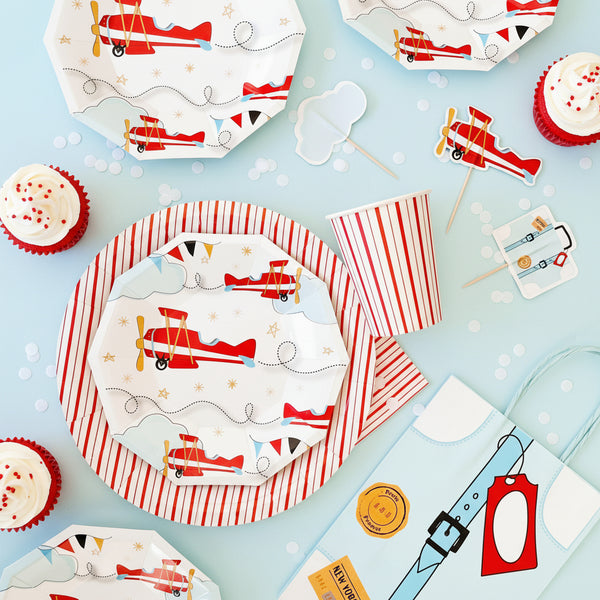 Airplane Party Bags (Set of 8) - Pooka Party