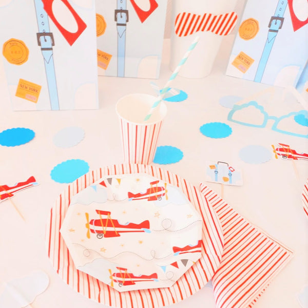 3D Airplane and Cloud Printable - Pooka Party