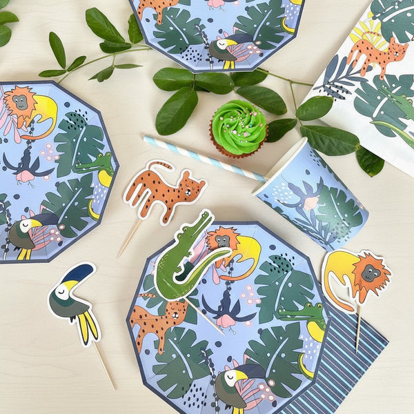 Tropical Animals Party Supplies in a Box - Pooka Party