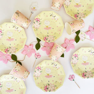 pink flower garland - Pooka Party