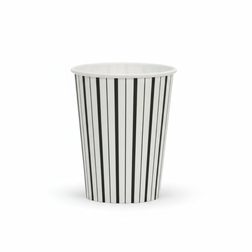 Black and white paper Cups - Pooka Party