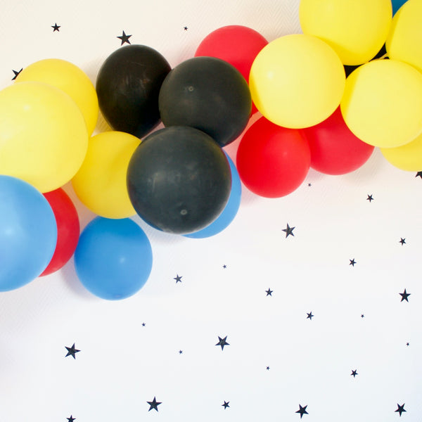 Stars Wall Decal - Black (66 Pcs) - Pooka Party