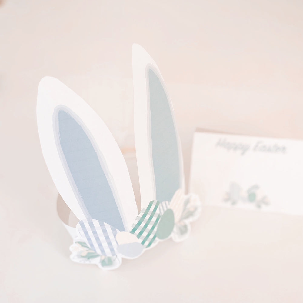 Free Printable Bunny Ears |Bunny ears printable |Easter bunny ears template |Bunny ears png pdf printable |Bunny ears cut out for boys and girls - Pooka Party