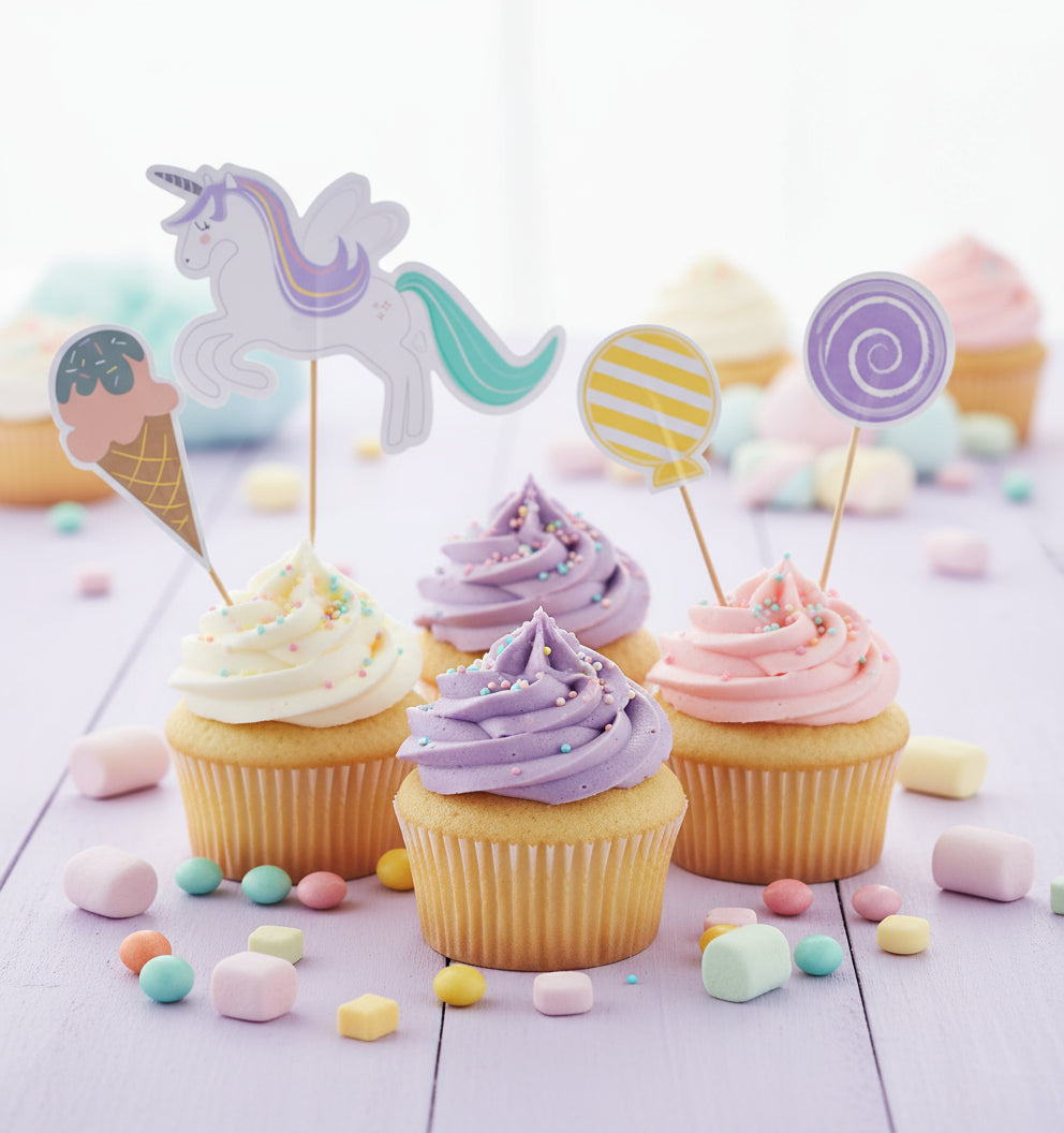 Unicorn and candy Toppers - Pooka Party