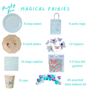 Magical Fairies Party Supplies in a Box - Pooka Party