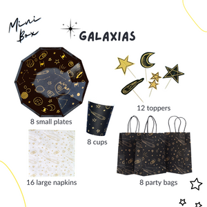 Galaxias Party Supplies in a Box - Pooka Party