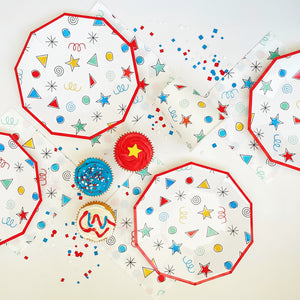 Happy Colors Birthday Cups Plates Napkins - Pooka Party