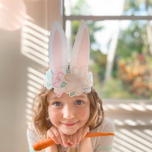 Free Printable Bunny Ears |Bunny ears printable |Easter bunny ears template |Bunny ears png pdf printable |Bunny ears cut out for boys and girls - Pooka Party