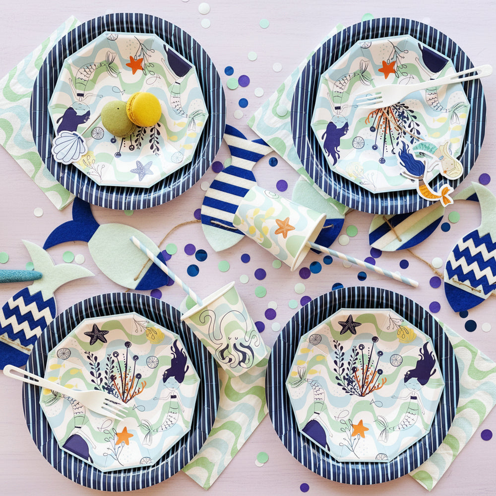 Mermaids Under the Sea Napkins - Pooka Party