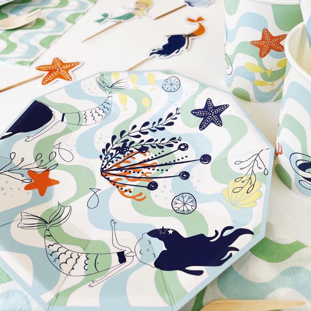 Mermaids Plates - Pooka Party